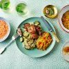 Chicken roast + Rice + Dal