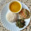 Tyangra Fish + Rice + Dal 