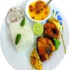 Rui Fish + Rice + Dal 